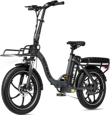 HITWAY BK6S E Bike Električno kolo 20" debelo zložljivo e-kolo, 250W/36V/15,6Ah baterija, 70-150km, terensko gorsko kolo s 7 prestavami