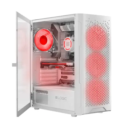 VIST White Ryzen 7 5700X RTX 5050 32GB SSD 1TB M.2 WIFI W11