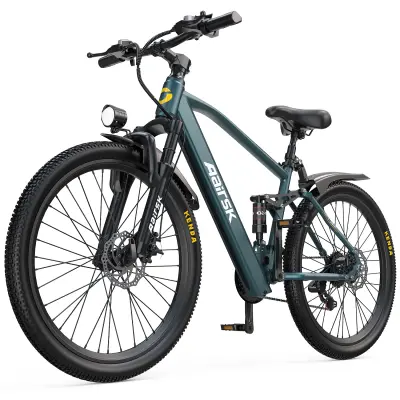 Električno kolo Aairsk GT900, 24", NFC odklepanje, 36V 13Ah, Shimano 21 prestav, zeleno