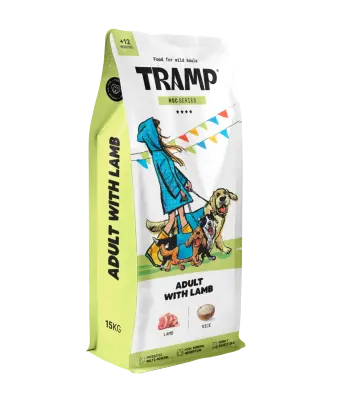 Tramp Roc Adult Lamb - suha hrana za odrasle pse z jagnjetino, 15 kg