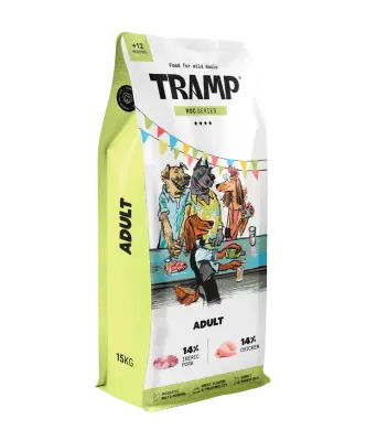 Tramp Roc Adult - suha hrana za odrasle pse z ibersko svinjino, 15 kg