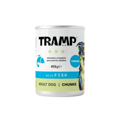 Tramp 3* Dog Chunks With Fish - Koščki ribe za odrasle pse, 8 x 415 g
