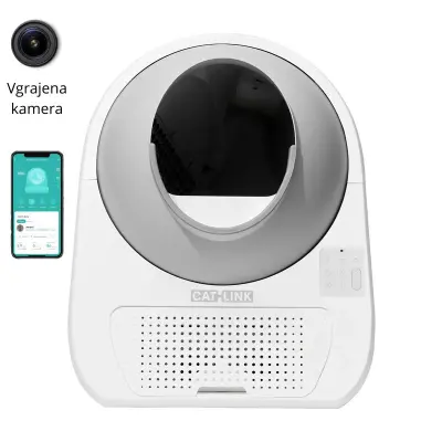 CATLINK Pro X ULTRA inteligentno mačje stranišče s kamero - bel