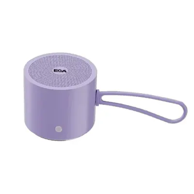 Močan Bluetooth Zvočnik Surround Stereo 360 ° Brezžični Prenosni Zvočnik Vijolične Barve