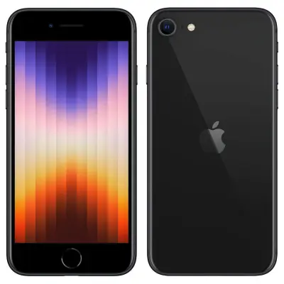 Obnovljeno - znaki rabe - Ecofone iPhone SE 5G crn 64 GB 4 GB ram dual sim