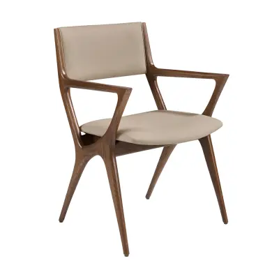 Stol iz umetnega usnja Mink