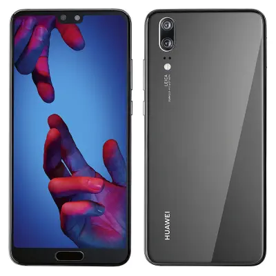 Obnovljeno - znaki rabe - Ecofone P20 4G crn 128 GB 4 GB ram dual sim