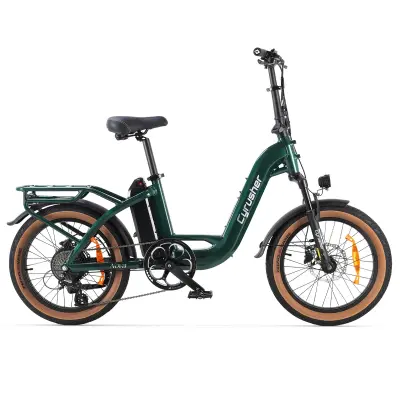 Električno kolo Cyrusher Nova s ​​prestavo, 250 W senzor navora, 36 V 15 Ah, 8 prestav, zeleno