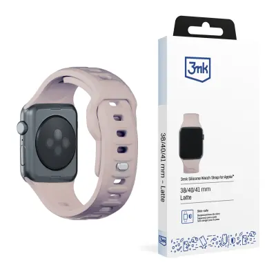 3MK PAŠEK ZA URO APPLE WATCH 38 40 41 42 MM SILIKON VISOKE KAKOVOSTNOSTI