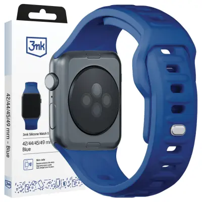 3MK SILIKONSKI PAŠEK ZA APPLE WATCH 42 44 45 46 49 MM BIG VZDRŽLJIV IN UDOBEN