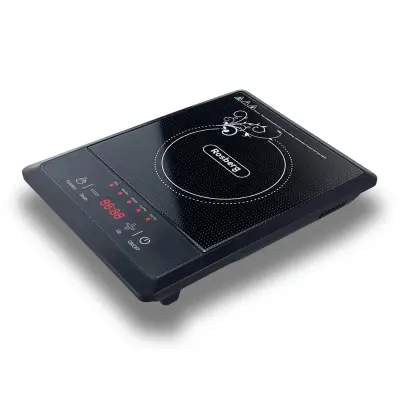 Indukcijska kuhalna plošča Rosberg R51445J, enojna, 2000W, črna