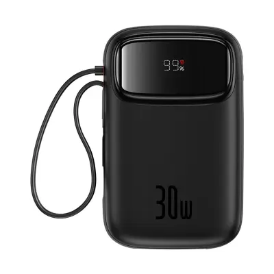 POWERBANK BASEUS QPOW 2 10000MAH 30W 2XUSB-C (ČRNA)
