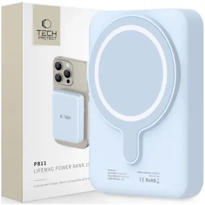 TECH-PROTECT POWERBANK PB11 LIFEMAG ZA MAGSAFE ZA IPHONE 13 14 15 10000MAH