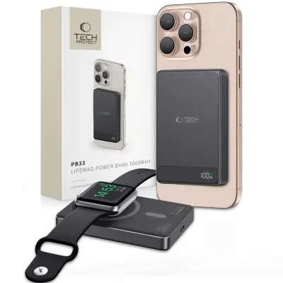 TECH-PROTECT PB33 LIFEMAG ZA MAGSAFE POWER BANK 5000MAH ZA IPHONE 12 13 14