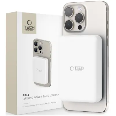 TECH-PROTECT POWERBANK PB11 LIFEMAG ZA MAGSAFE ZA IPHONE 12 13 14 10000MAH