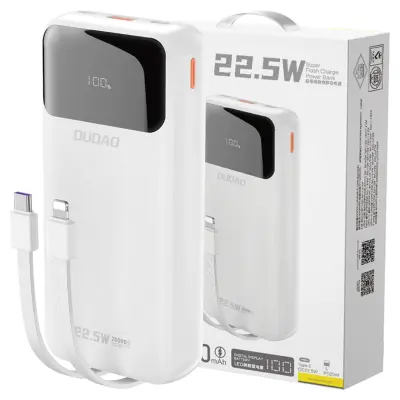 DUDAO POWERBANK K15PRO 20000MAH 22,5W PD ZA TELEFONE USB-C ZA LIGHTNING