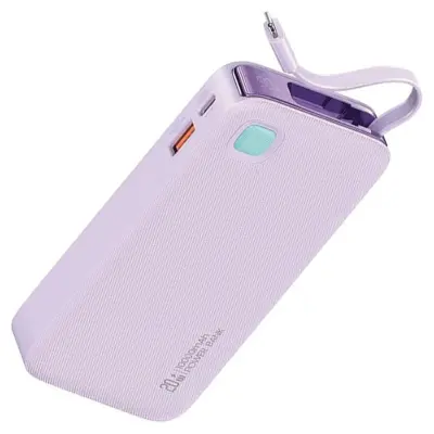 USAMS POWERBANK ZA LIGHTNING 10000 MAH PD 20W KABEL NA TULJAVO IPHONE 12 13 15