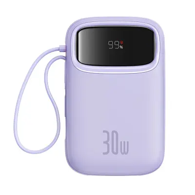 POWERBANK BASEUS QPOW 2 10000MAH 30W 2XUSB-C (VIJOLIČNA)