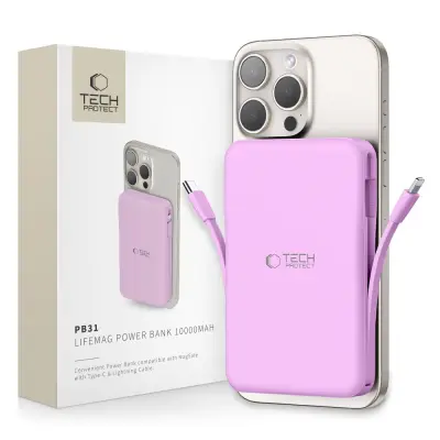 TECH-PROTECT POWERBANK LIFEMAG ZA MAGSAFE 10000MAH ZA IPHONE 12 13 14 15