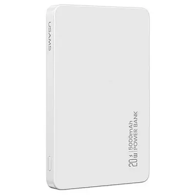 USAMS POWERBANK 5000MAH INDUKTIVNA ZA MAGSAFE ZA HITRI POLNILEC APPLE 20W