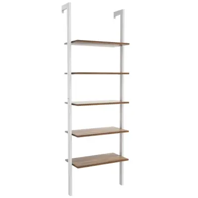 Knjižnica z lestvijo s 5 policami