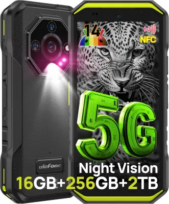 Ulefone Armor X32 Pro 5G 16/256GB Dimensity 6300, zelena pametni robustni telefon Android 14, 5.65”