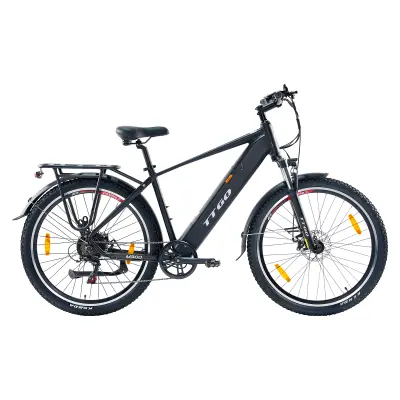 Električno kolo TTGO M300, 250 W senzor navora, 36 V 20 Ah, 27,5" za vožnjo na delo in prosti čas, črno