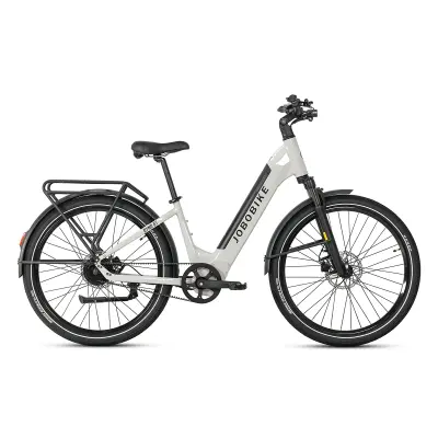 Električno kolo JOBOBIKE Dyno GT s karbonskim jermenom, 36V 250W 15Ah, senzor navora, bež
