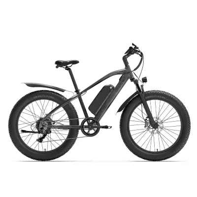 GOGOBEST GF600 PLUS električno gorsko kolo, 48V 20Ah, debele pnevmatike, črno