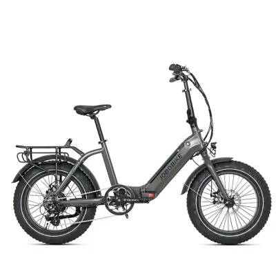 Mestno električno kolo JOBOBIKE Romer X, 48V 250W Bafang motor, 10,5Ah baterija, sivo