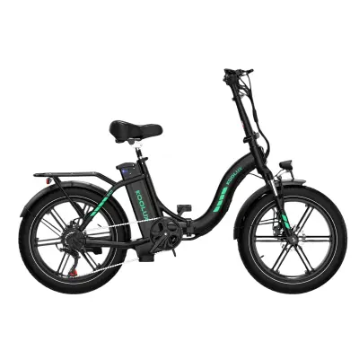 Zložljivo mestno električno kolo KOOLUX BK6S 4.0, 48V 13Ah, doseg 45-90 km, črna
