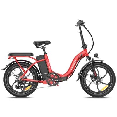 Zložljivo mestno električno kolo FAFREES F20+, 36V 20Ah 250W, rdeče