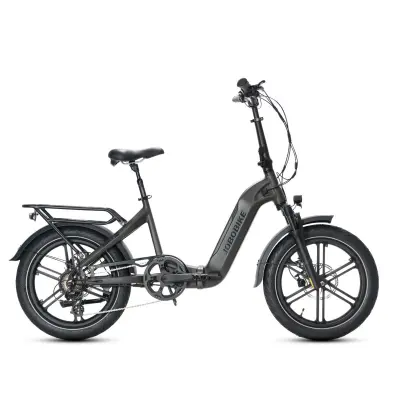 Električno kolo JOBOBIKE Romer Pro, Bafang motor 250 W, senzor navora, nastavljivo, temno sivo