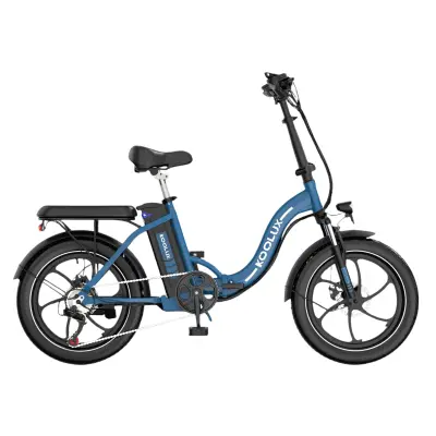 Zložljivo mestno električno kolo KOOLUX BK6S 4.0, 48V 13Ah, doseg 45-90 km, modra