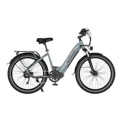 Električno kolo za vožnjo po mestu KOOLUX X2, 48V 15Ah 720Wh baterija, doseg 65-80km, siva