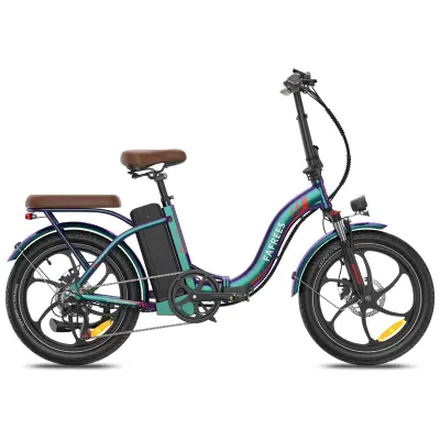 Zložljivo mestno električno kolo Fafrees F20+ Pro, 36V 250W 22,5Ah, megličasto modrozelena