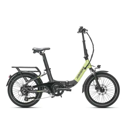 Zložljivo električno kolo JOBOBIKE Ace, 36V 250W 10Ah, za vožnjo na delo, črno-zeleno