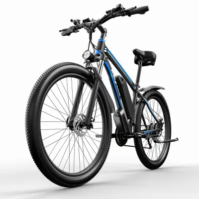 Električno kolo E-BYCCO E8 750W, hitrost 55 km/h, doseg 70 km, 29” pnevmatike, 10-stopenjski menjalnik Shimano, za vožnjo na delo in terensko vož