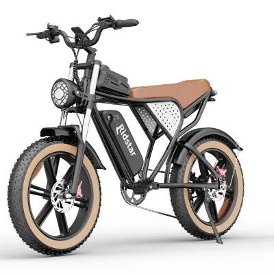 Električno kolo Ridstar Q20 Luxe - 48V 20Ah baterija - retro slog