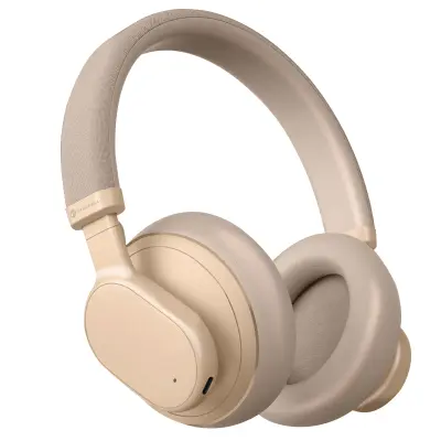 Forcell, Slušalke Bluetooth z odpravljanjem hrupa 30-urno delovanje baterije, Bež