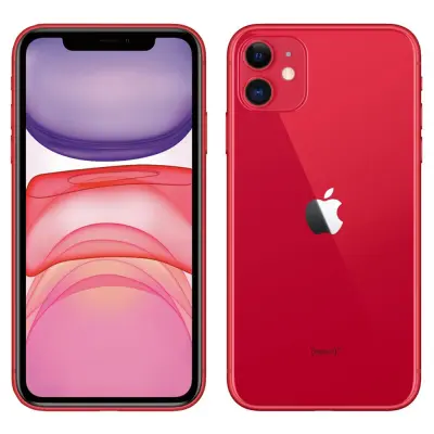 Obnovljeno - znaki rabe - Ecofone iPhone 11 4G rdec 64 GB 4 GB ram dual sim