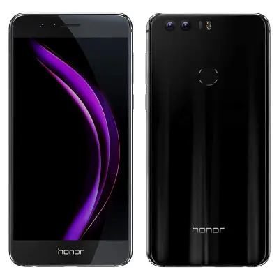 Obnovljeno - znaki rabe - Ecofone Honor 8 4G crn 32 GB 4 GB ram dual sim