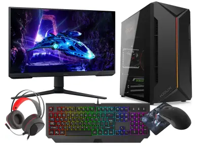 VIST Astro Ryzen 5 8600G AI - RAM 16GB - AMD Radeon 760M - SSD 1 TB - WIFI - LCD 24 180Hz - W11