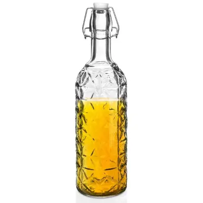 Steklena steklenica s sponko 750 ml