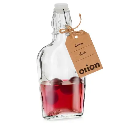 Steklena steklenica s sponko 180 ml
