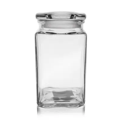 Kvadratna steklena posoda za hrano 1,4 l
