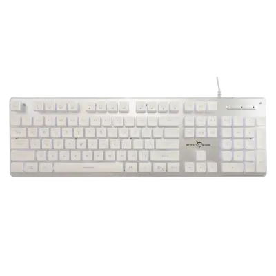 Tipkovnica White Shark GK-003241 TACHI-bela-US