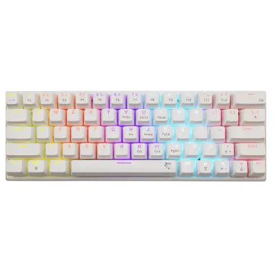 White Shark KEYBOARD GK-002211V2 WAKIZASHI-2 / Bela US-RED.SW