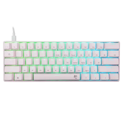 TIPKOVNICA White Shark GK-004221 SHINOBI-2 Bela - Mehanska / US - MODRA SW.