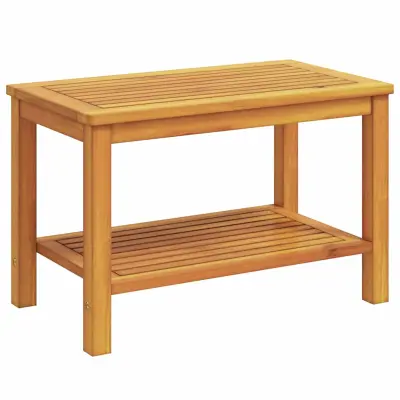 vidaXL Klubska miza Rjava 90 x 50 x 45 cm Trden akacijev les